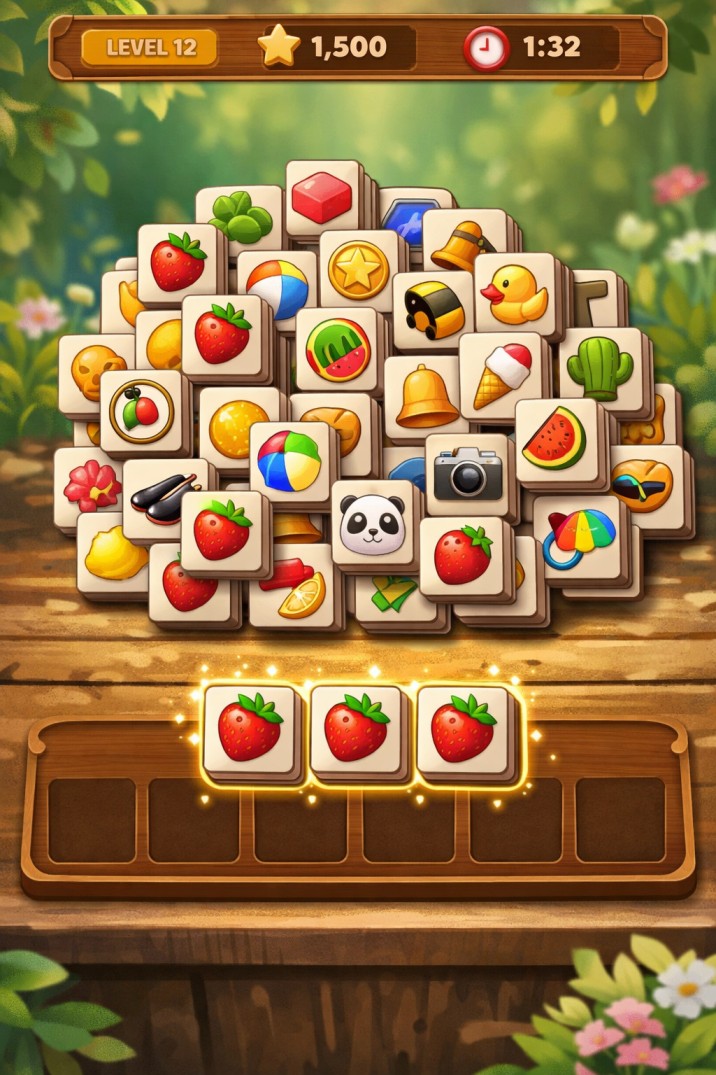 Tile Match Master puzzle game UI